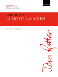 I Sing of a Maiden Instrumental Parts choral sheet music cover